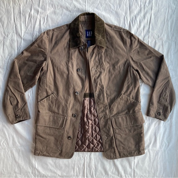 Vintage GAP Men's Brown Barn Coat - Picture 2 of 16